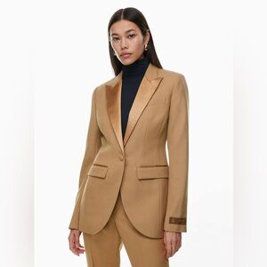 NWT Babaton Construct Blazer Virgin Wool Slim-Fit Blazer Size 12